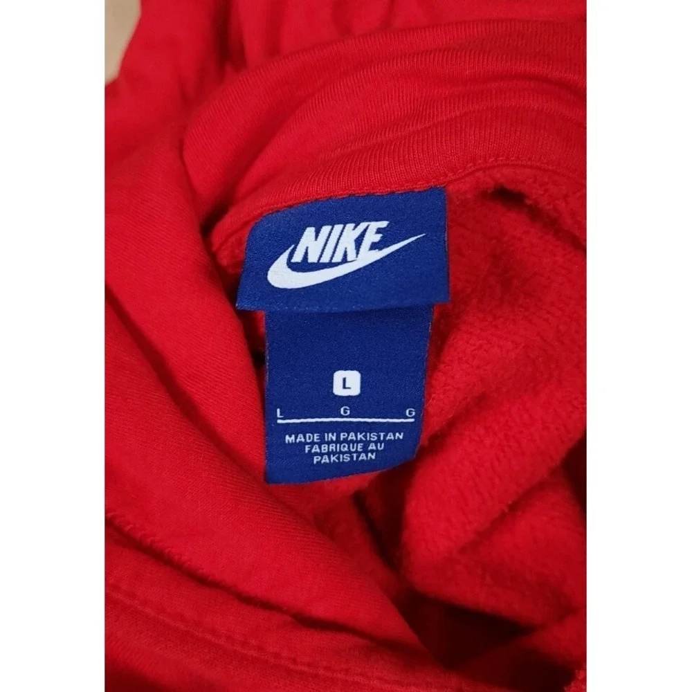 Team Canada Hockey Nike Sweatshirt Hoodie Mens Size Large Red 90s Vintage